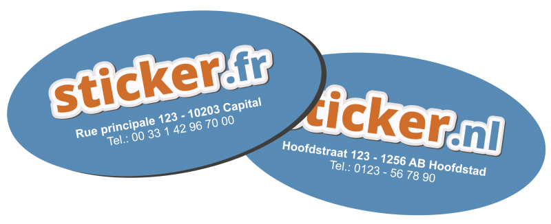 voorbeeld van adresstickers